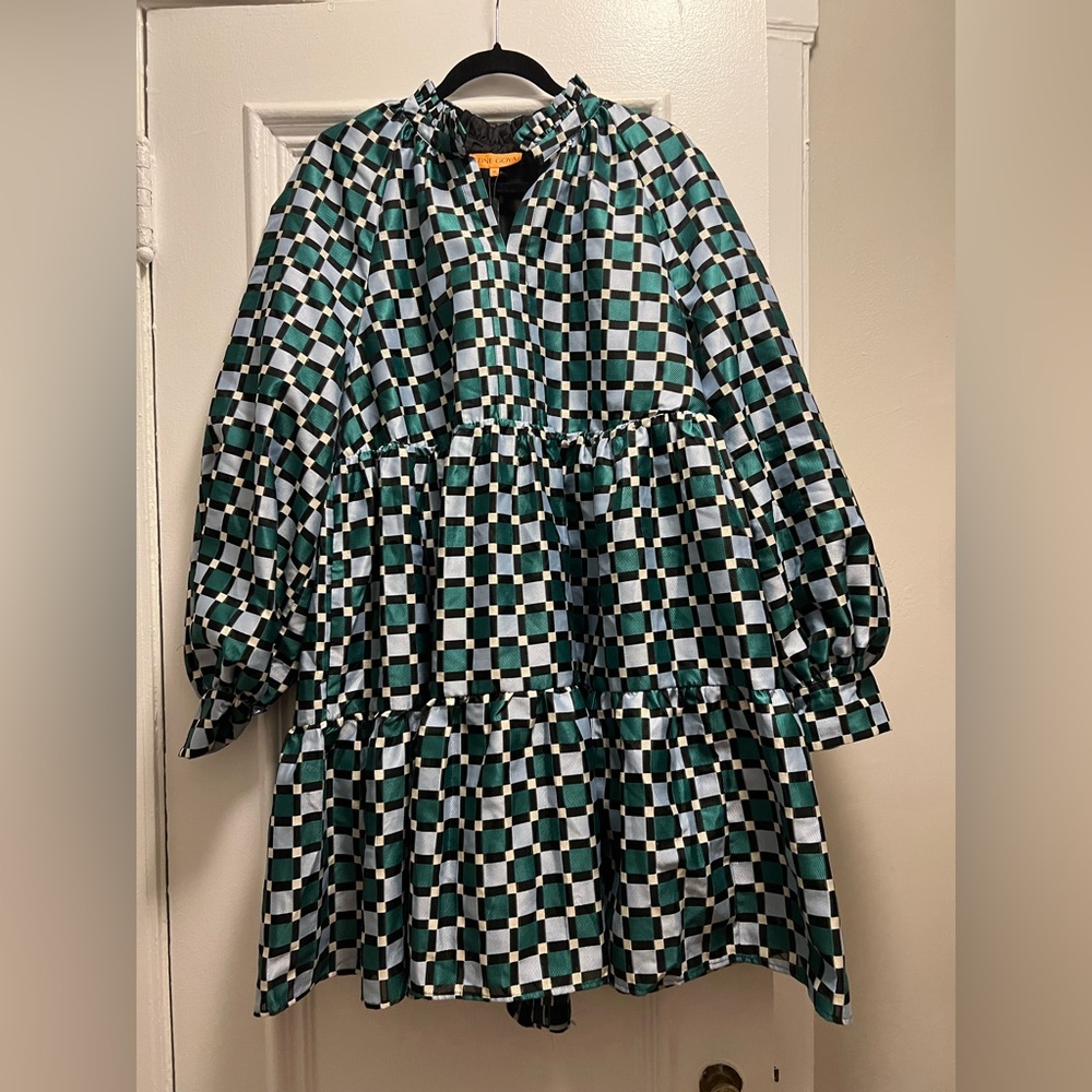 Checkered Stine Goya Jasmine dress, new with tags